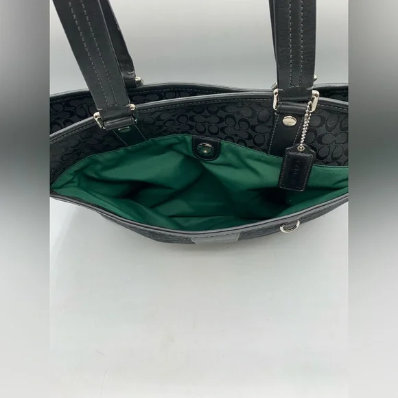 COACH Black Laptop Bag All Over Print - Picture 5 of 15